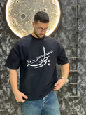 تیشرت آستین کوتاه مدل وطن پارچه مچینست قواره لش