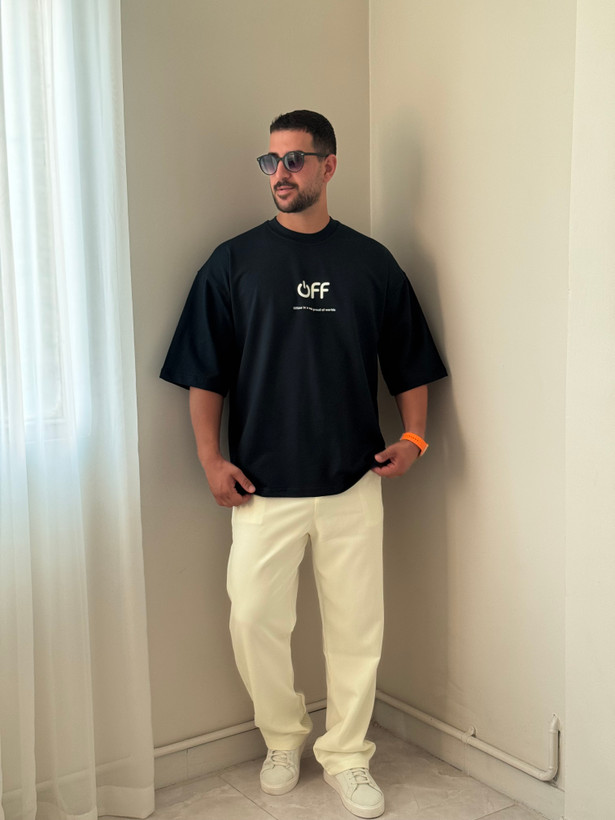 تیشرت آستین کوتاه مدل off