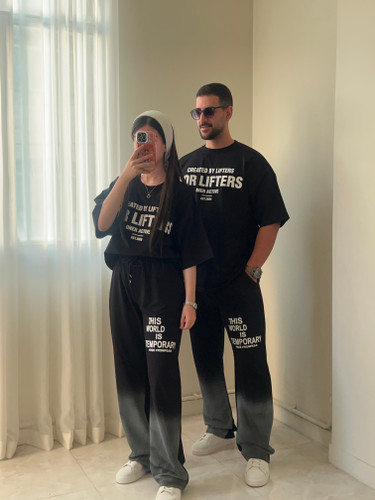 ست تیشرت و شلوار مدل Lifters پیسوله