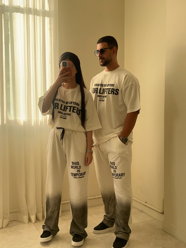 ست تیشرت و شلوار مدل Lifters پیسوله